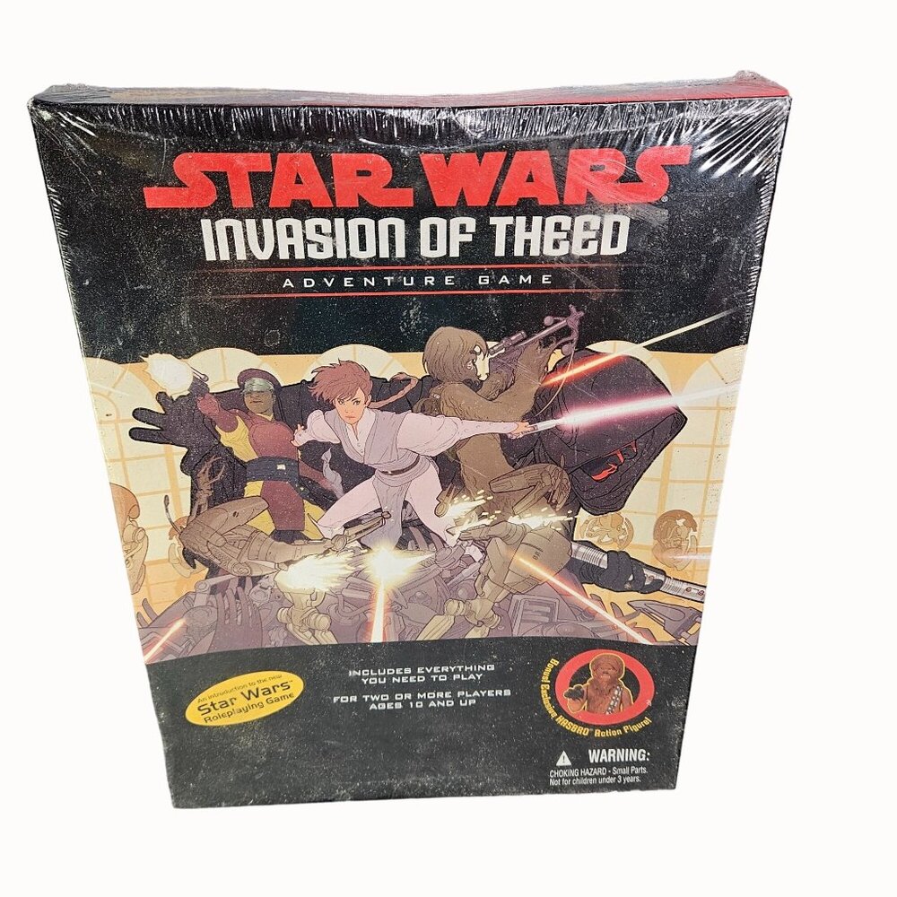 Star Wars Invasion Of Theed Adventure Game‎ RPG Plus Action Figure Sealed READ